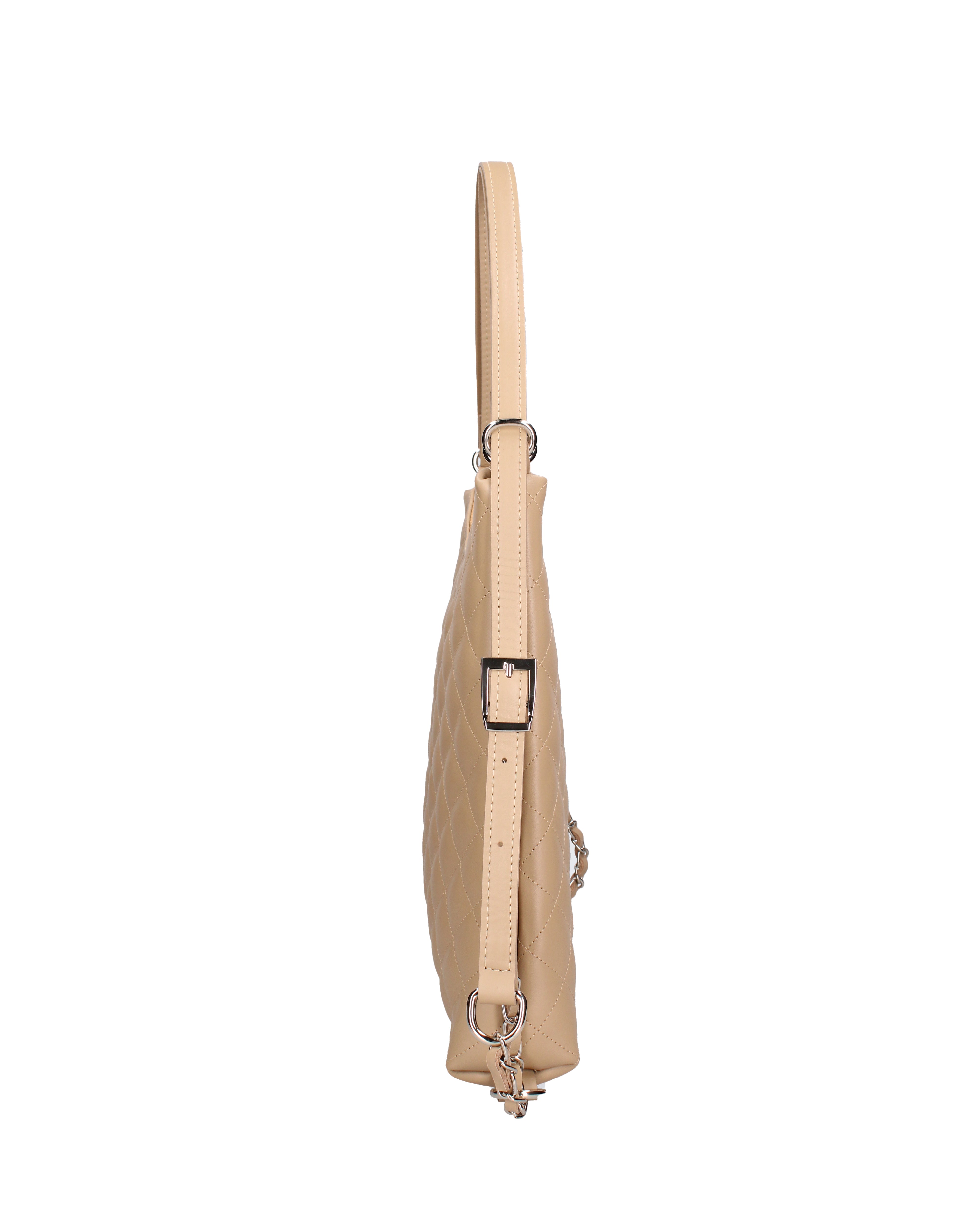 Borsa a spalla convertibile in zaino Vera pelle 07144-S05 TAUPE CHIARO Roberta Rossi