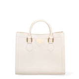 Borsa a mano da donna 100% Pvc FLAT-WOOD-M 24-WHITECAP - LIGHT OTTONE Marc Ellis