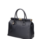 Aleria Borsa a mano da donna Vera pelle 8005-D26 BLU NAVY Gave Lux