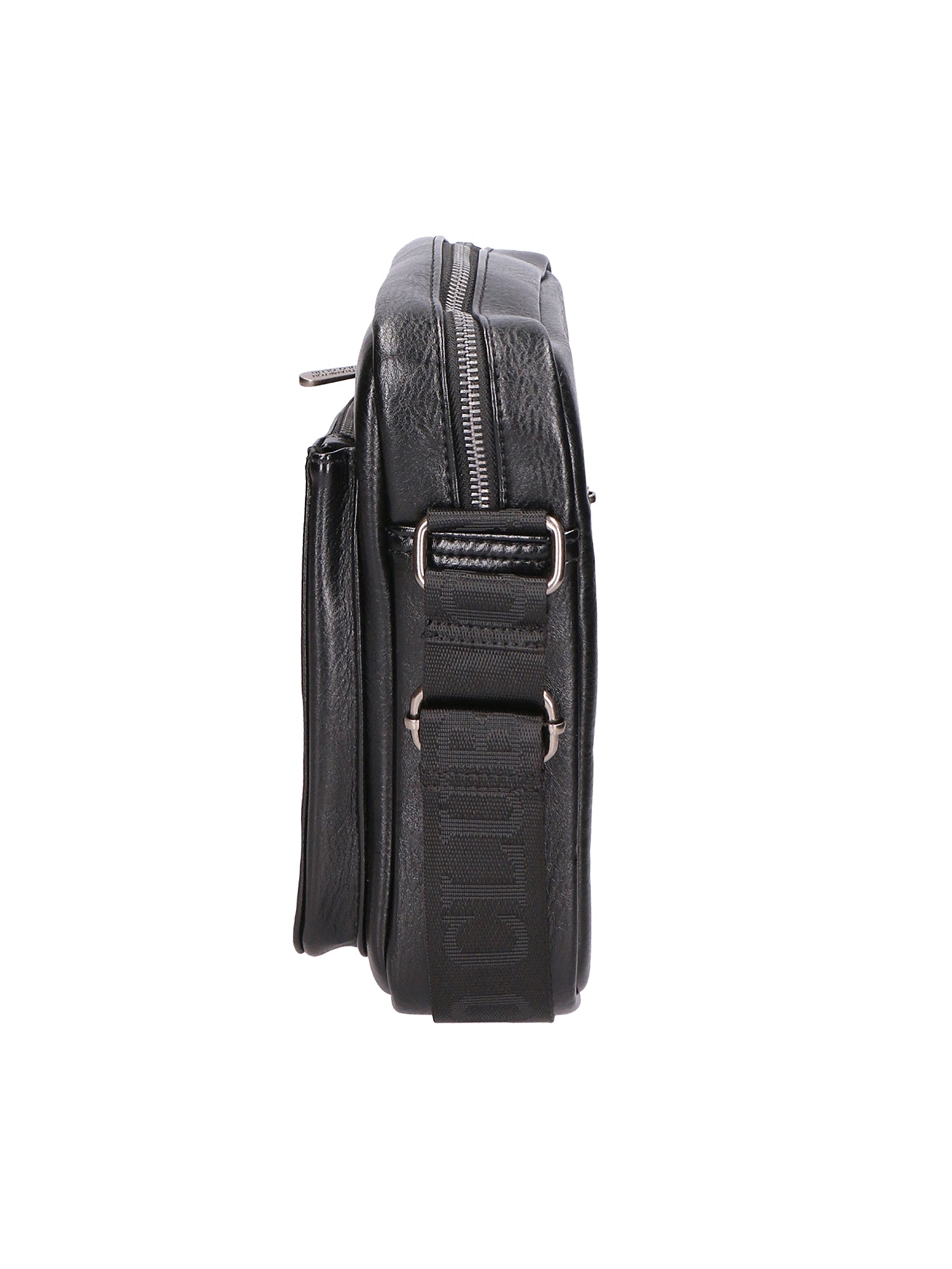 Borsa a tracolla uomo 100% pelle PU PCL3076-BLACK Northampton Polo Club