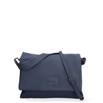 Borsa a spalla da donna Ecopelle 637-2-NAVY BLUE Diana&co