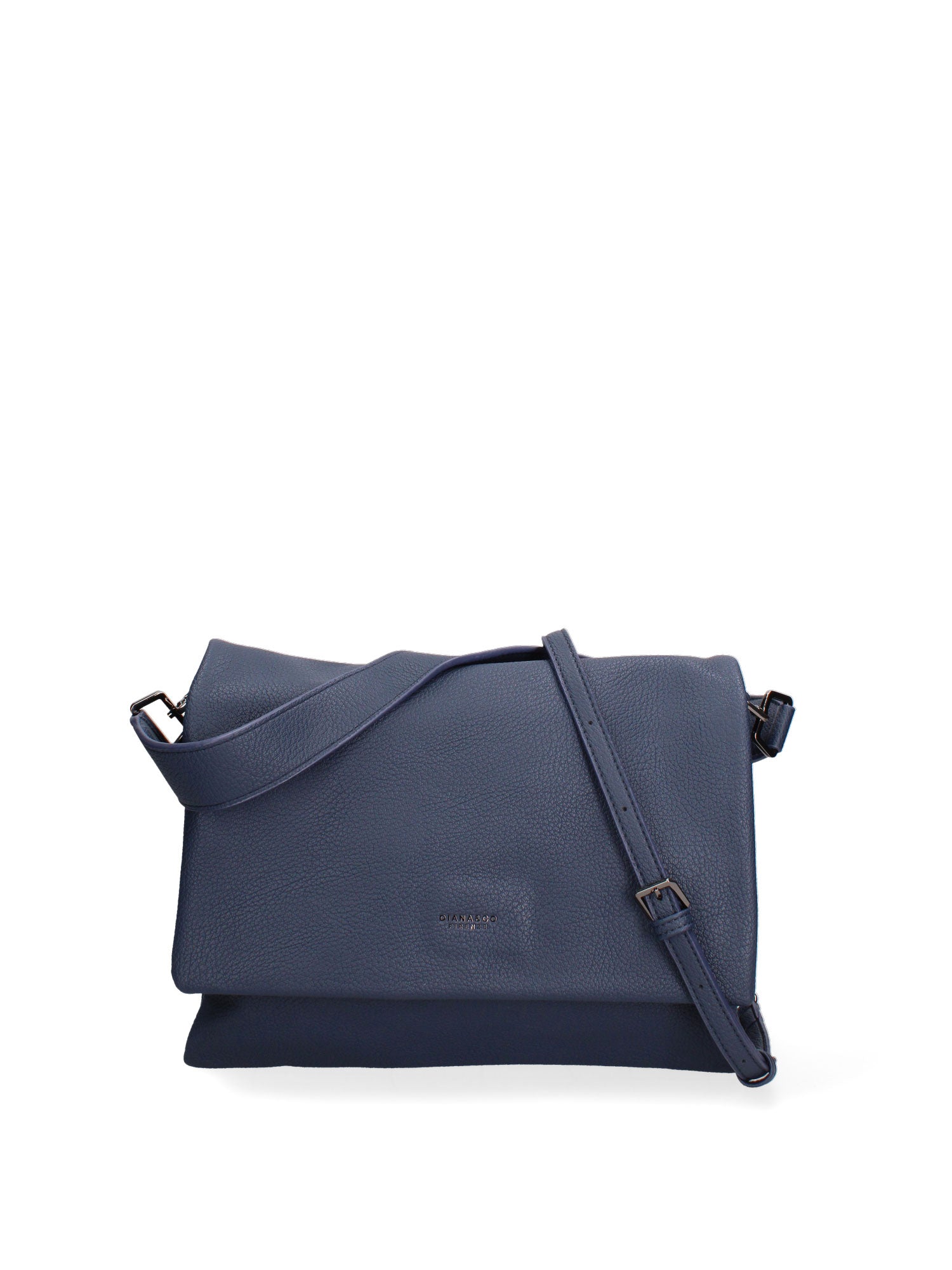 Borsa a spalla da donna Ecopelle 637-2-NAVY BLUE Diana&co