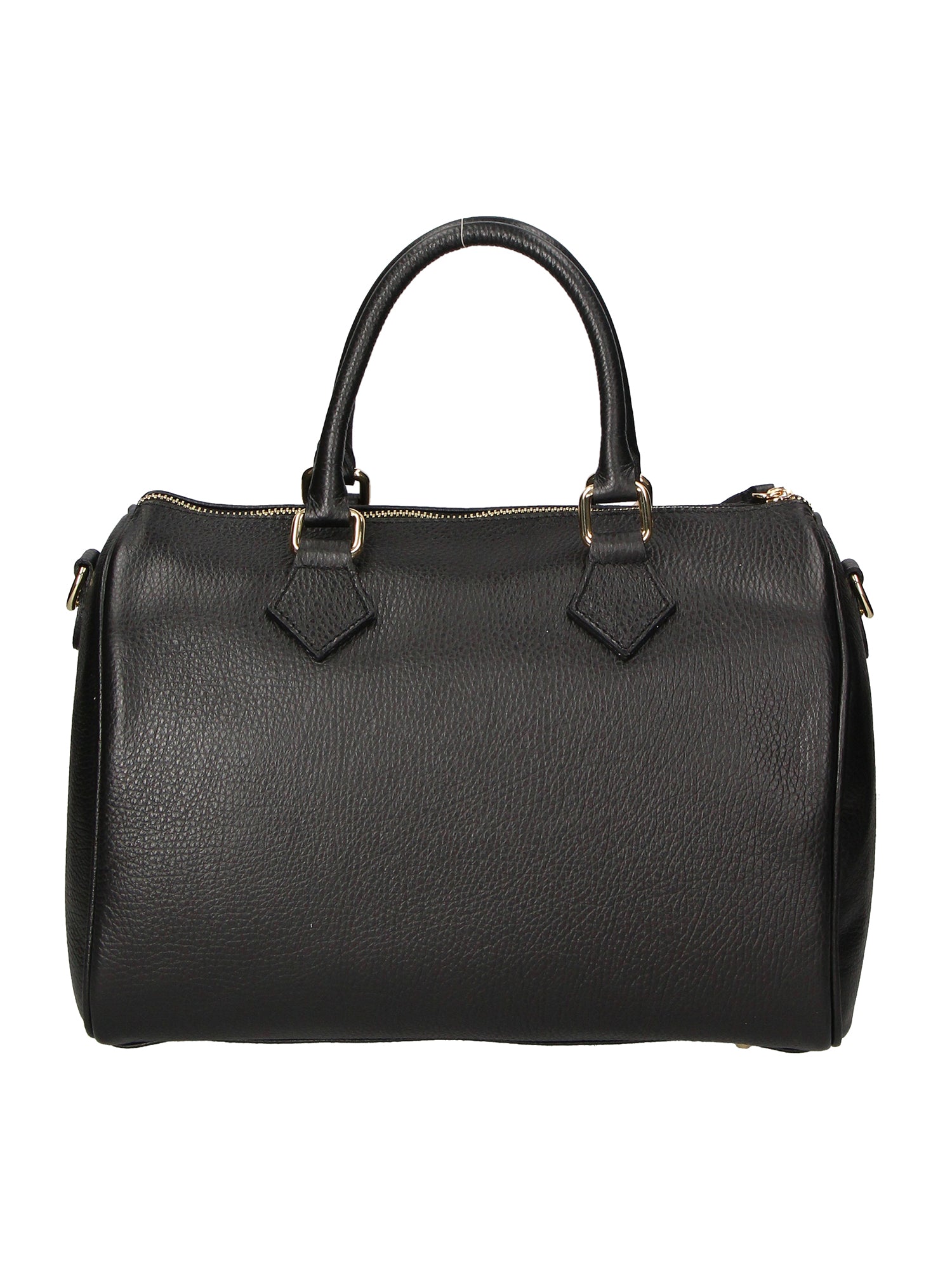 Aralia Borsa a bauletto da donna 100% pelle 5176-D28 NERO BLACK Gave Lux
