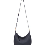 Borsa a spalla da donna 100% pelle vegana PU 715-1PT-NAVYBLUE Diana&co