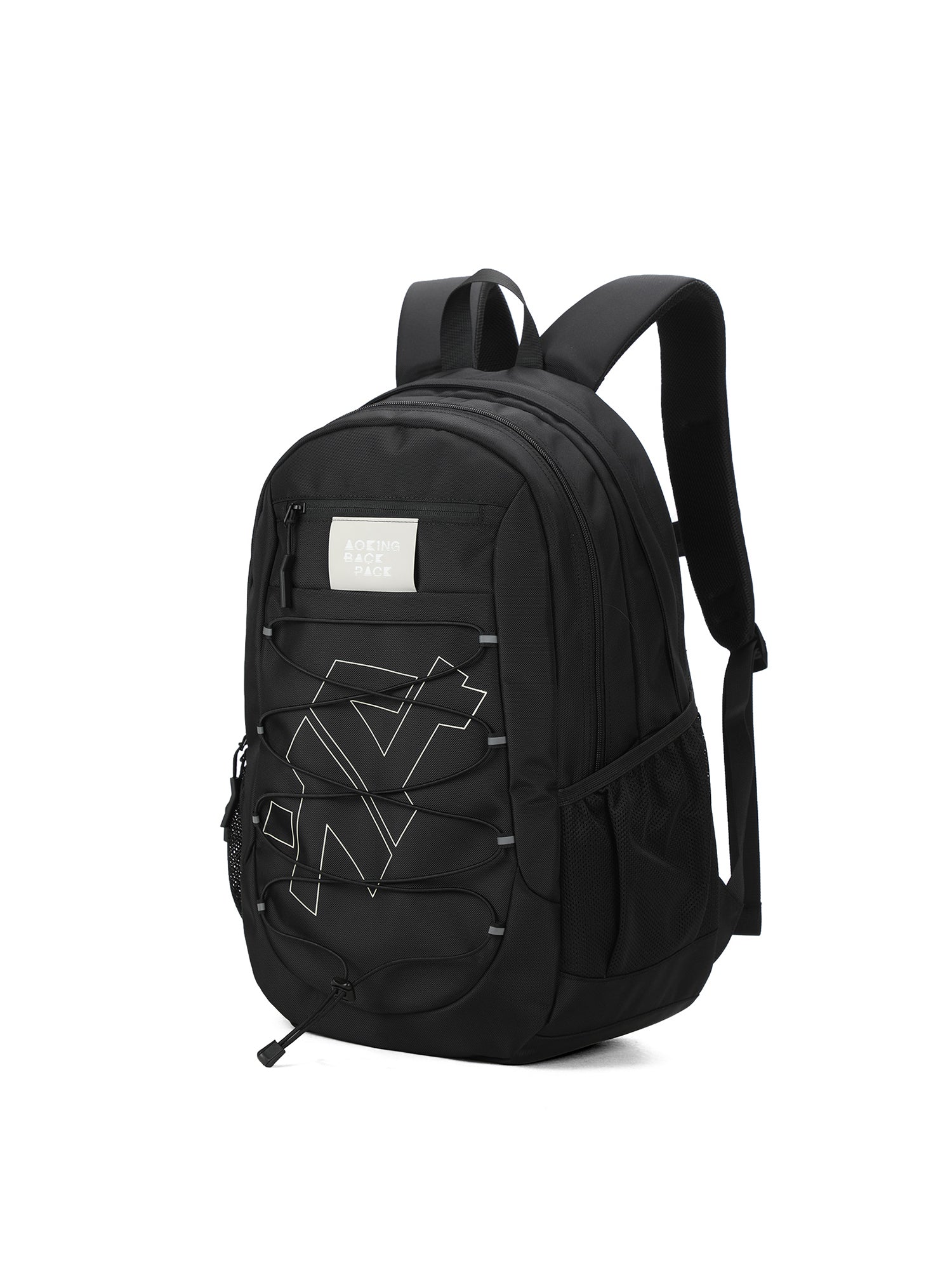 Zaino unisex Voron Plus Casual XN3355A-BLACK Aoking