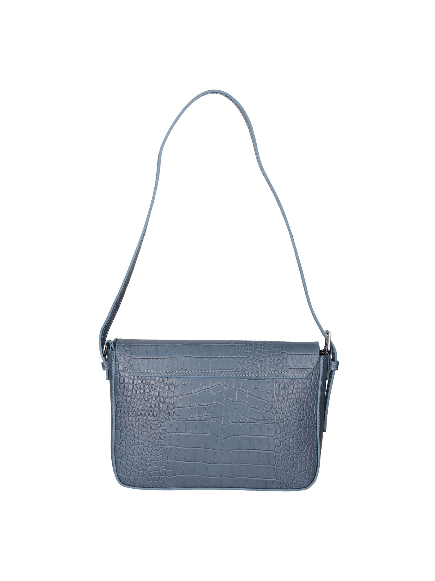 Azzurra Borsa a spalla da donna Vera pelle croco 05699-C41 CARTA ZUCCHERO Gave Lux