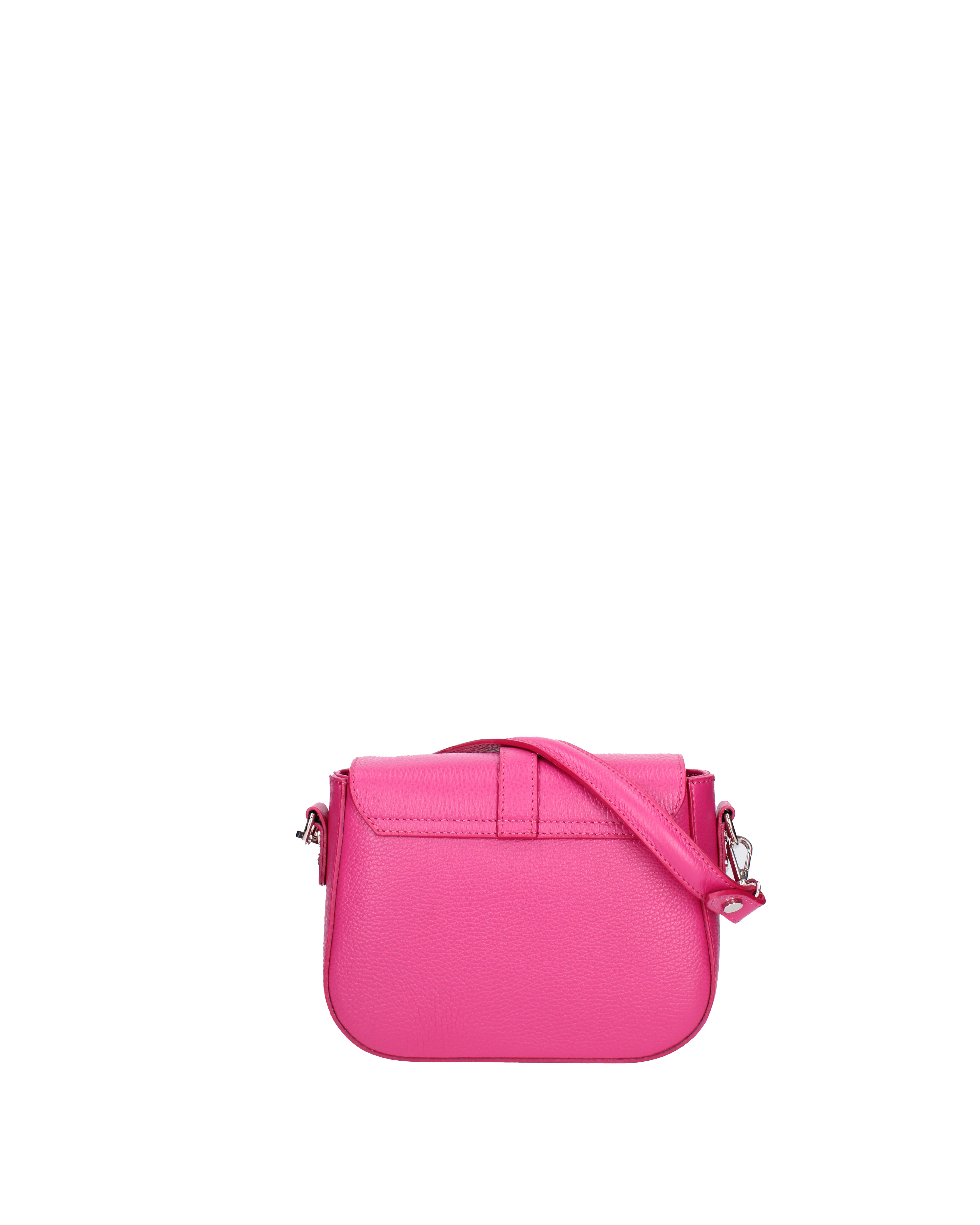 Borsa a tracolla da donna Vera pelle 07203-D02 FUXIA Roberta Rossi