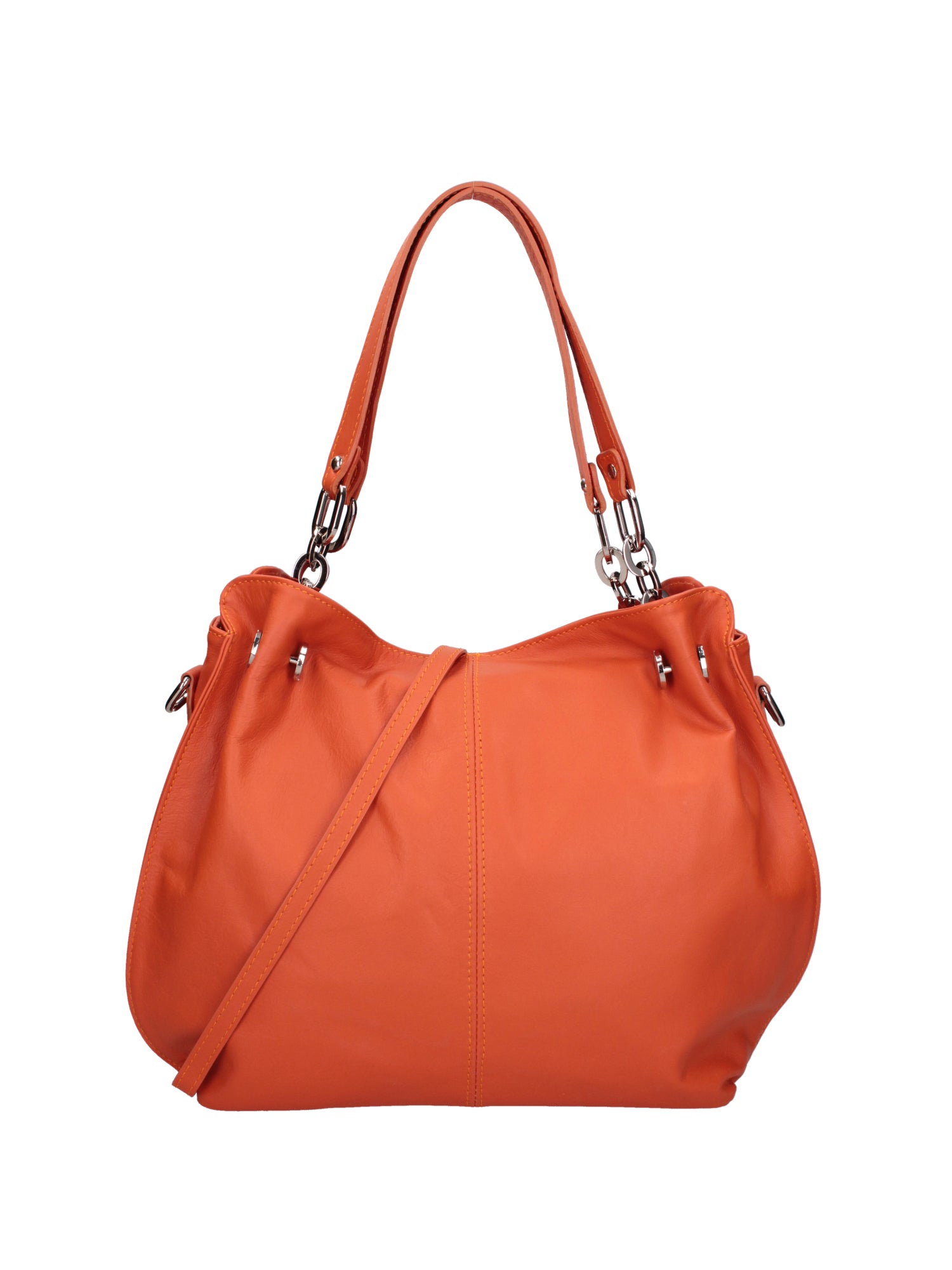 Ereba Borsa a mano da donna Made in Italy 100% pelle 3305-S29 ARANCIONE Gave Lux