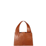 Borsa a mano da donna Vera pelle effetto cocco 07220-C44 CAMEL Roberta Rossi