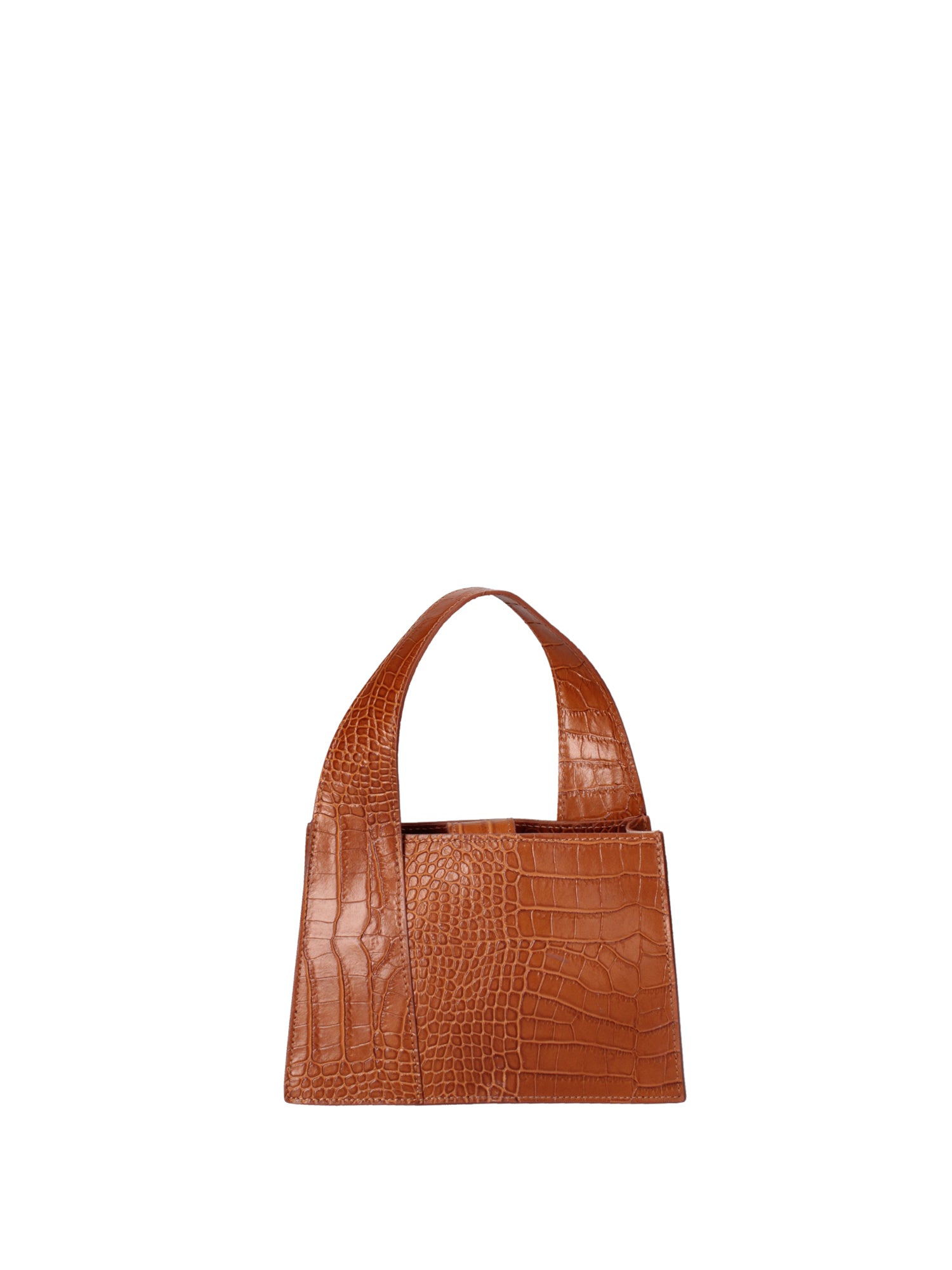 Borsa a mano da donna Vera pelle effetto cocco 07220-C44 CAMEL Roberta Rossi