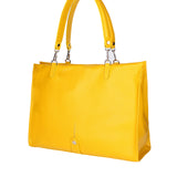 Borsa a mano da donna 100% vera pelle 07138-D04 GIALLO Roberta Rossi