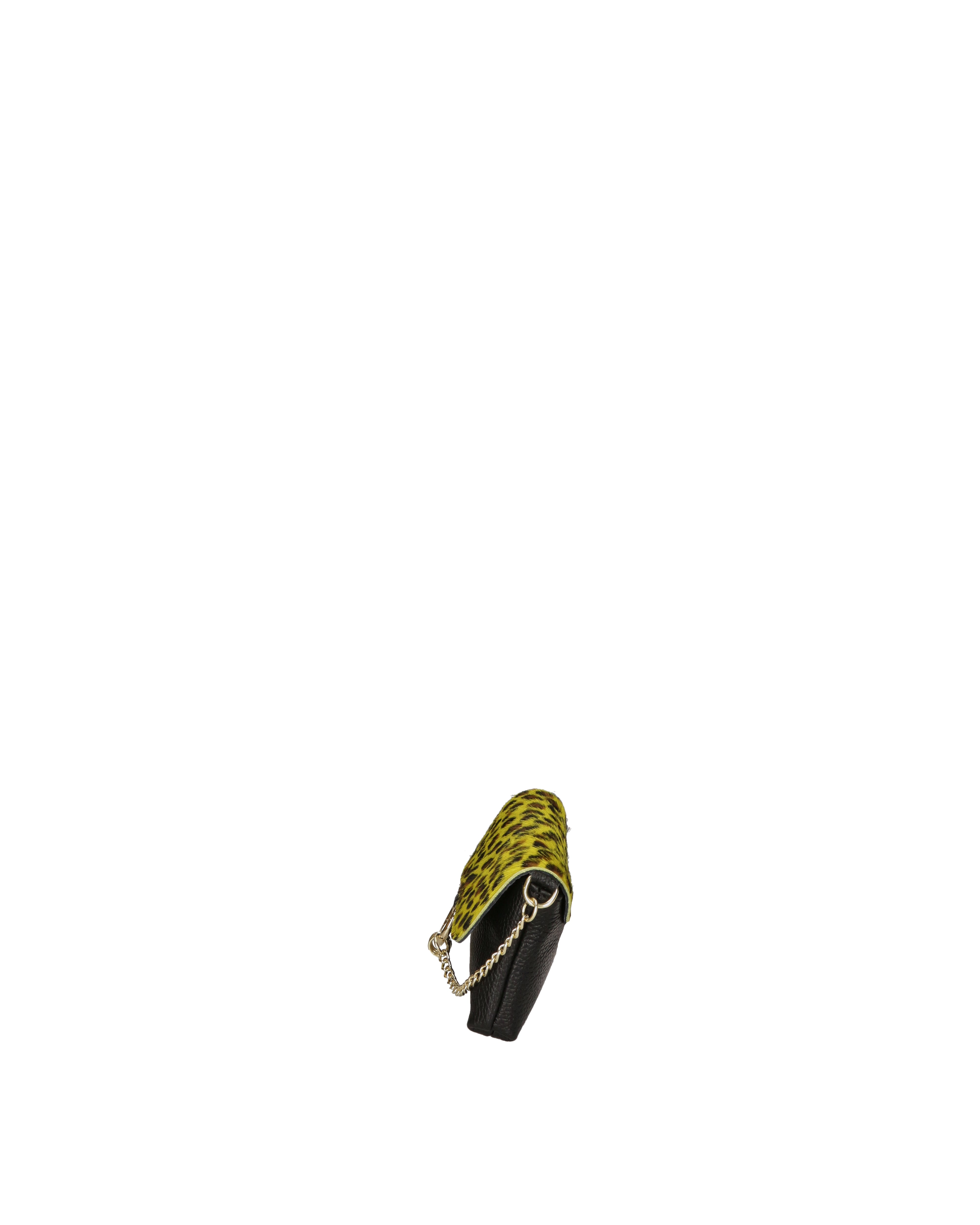 Safira Borsa a mano da donna Vera pelle 04760-LEO P GIALLO Gave Lux