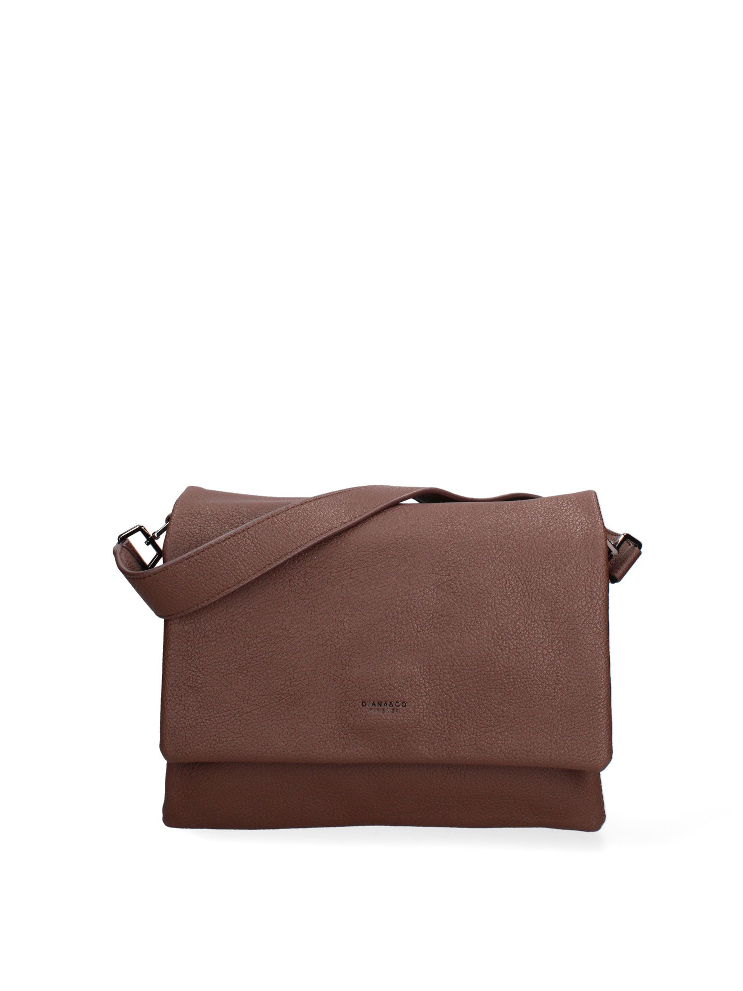 Borsa a spalla da donna Ecopelle 637-2-COFFEE Diana&co