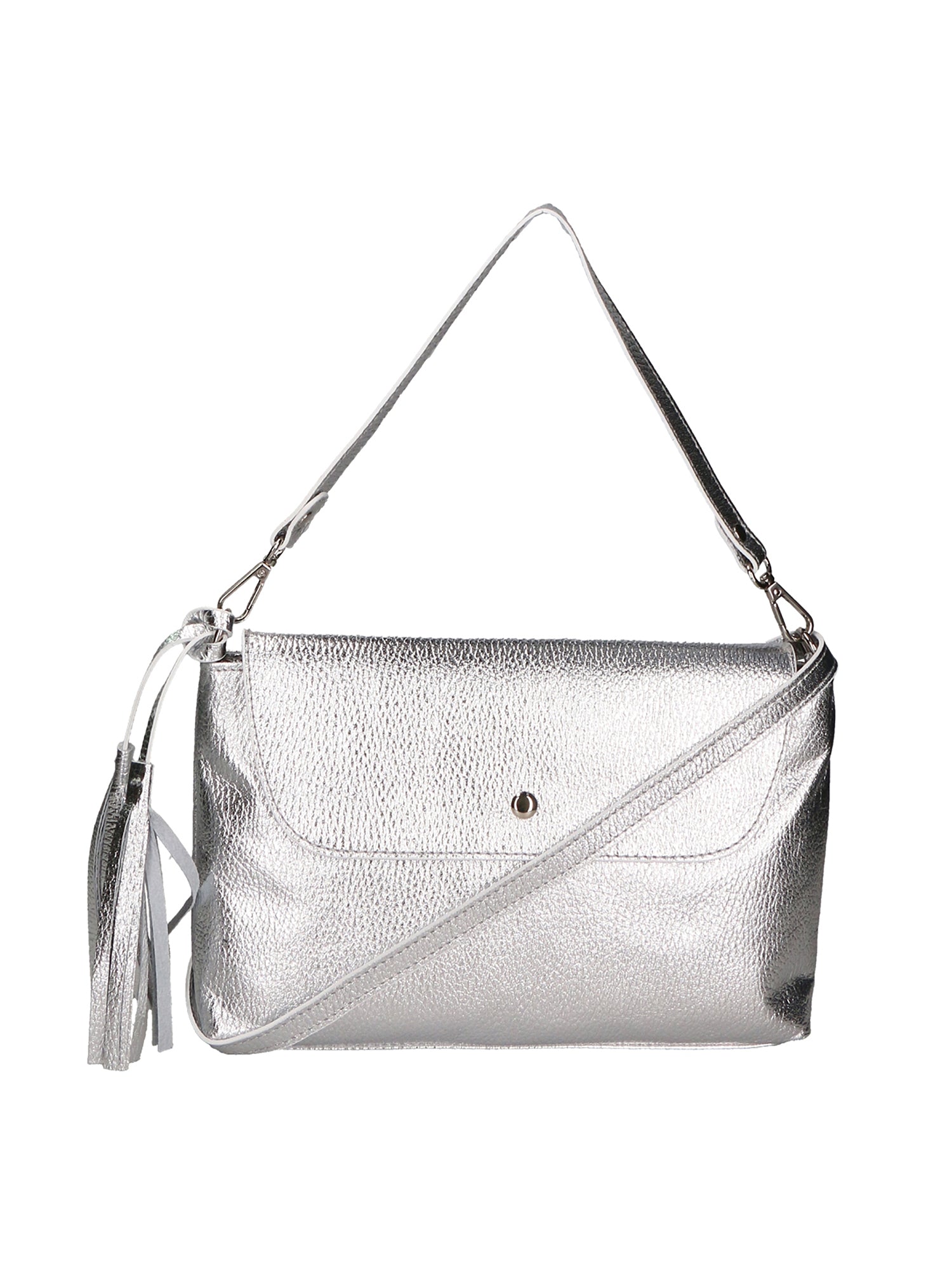 Auralia Borsa a mano da donna Vera pelle 05923-DL1 ARGENTO Gave Lux
