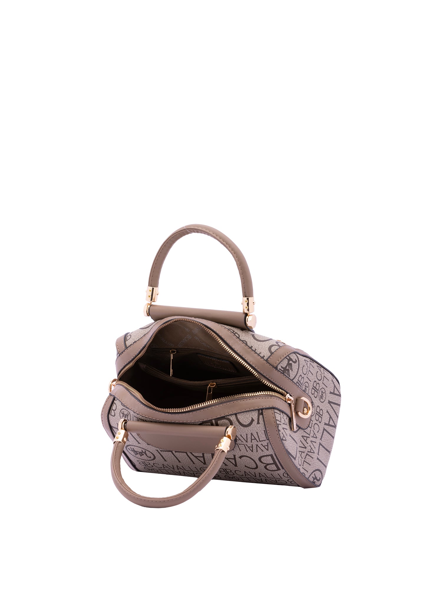 Borsa a bauletto da donna Ecopelle BC1371-KHAKI B Cavalli