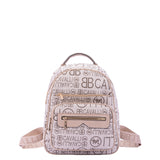 Zaino da donna in ecopelle Casual BC1372-ALBICOCCA B Cavalli
