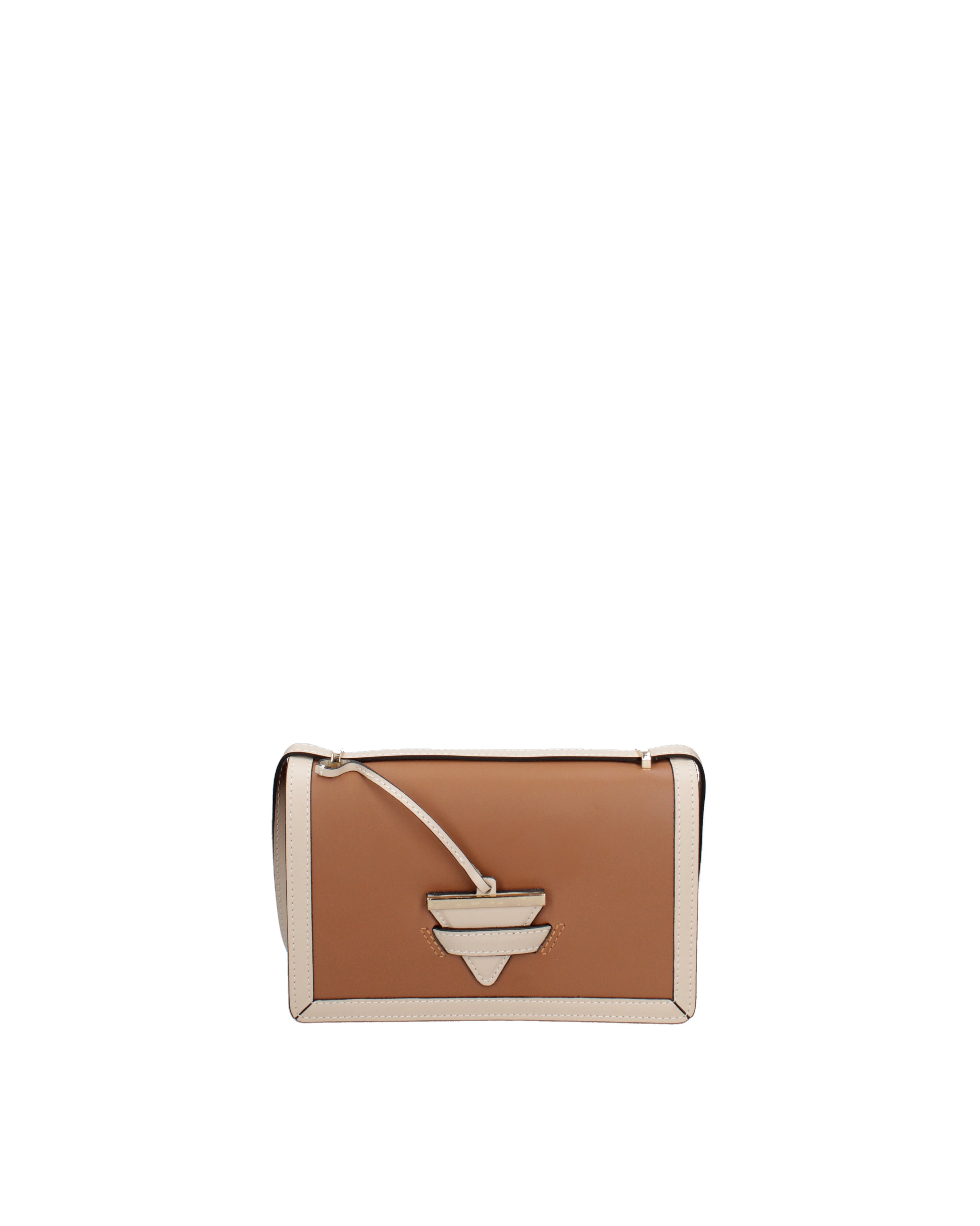 Ardena Borsa a tracolla da donna Vera pelle 1324-CUOIO+BEIGE Gave Lux
