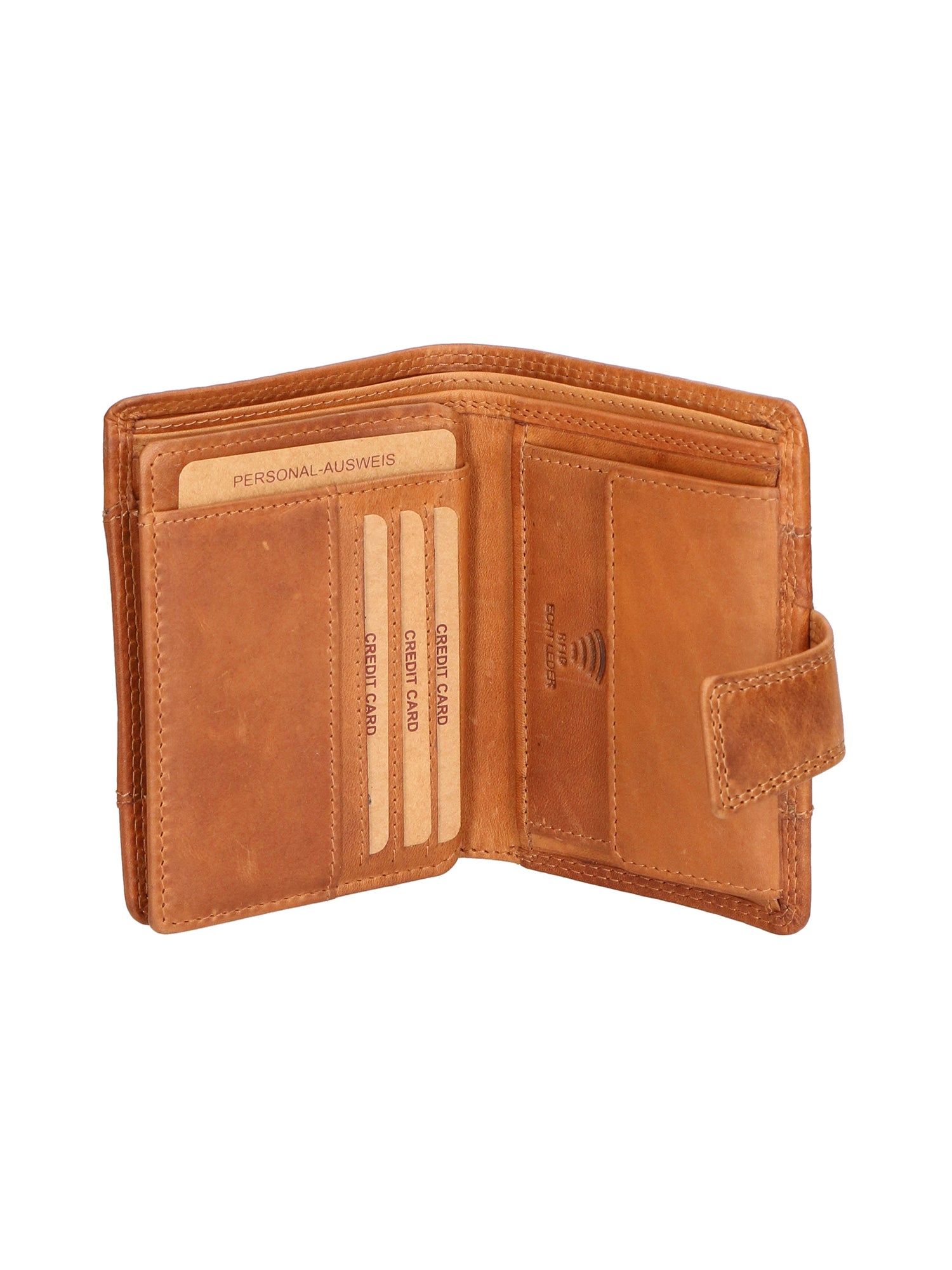 Portafoglio uomo in vera pelle RFID HILB-5024-CUOIO Hill Burry
