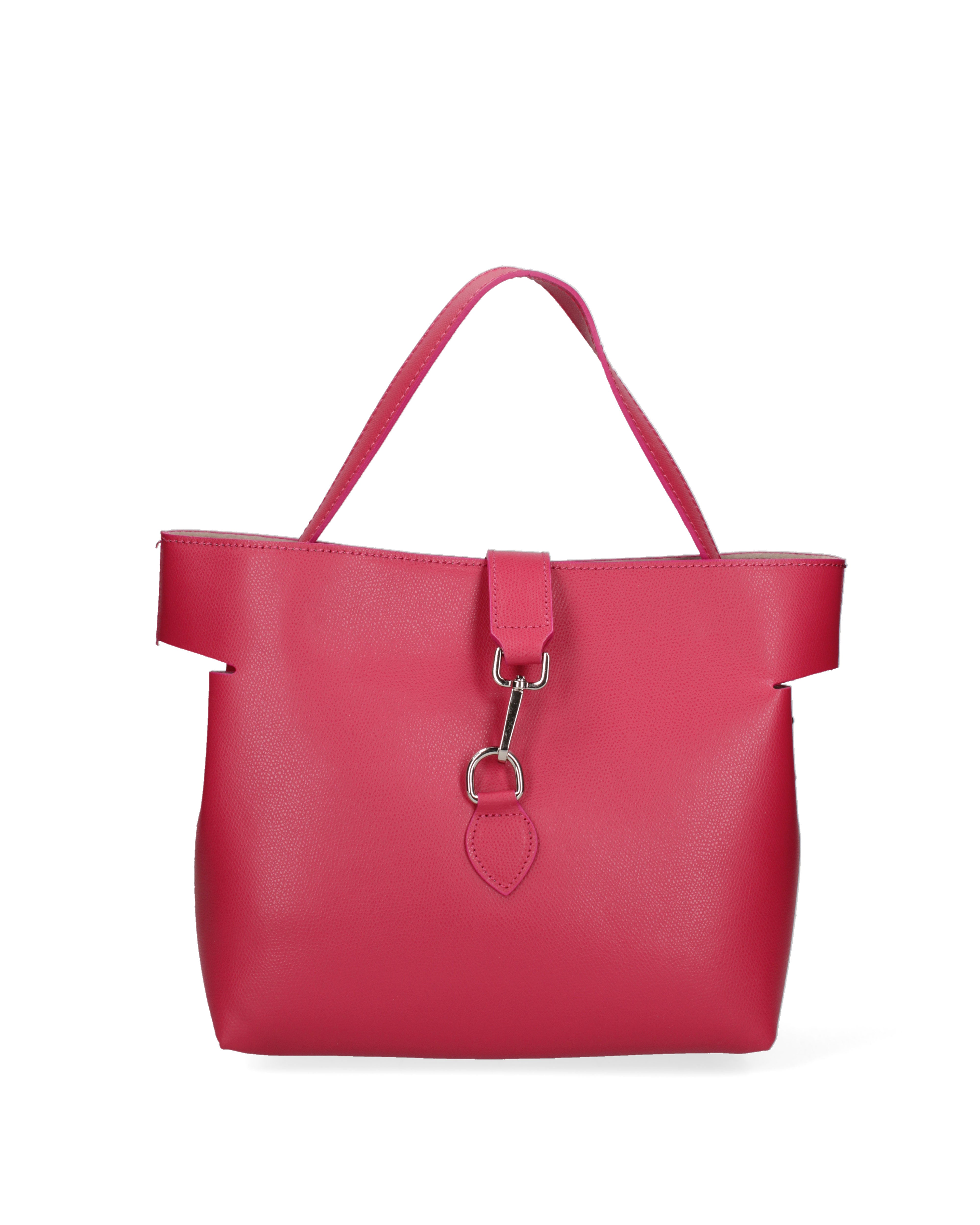 Liviana Borsa a mano da donna Vera pelle 07379-PL02 FUXIA Gave Lux