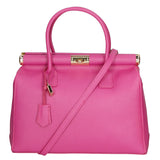 Aleria Borsa a mano da donna Vera pelle 8005-D02 FUXIA Gave Lux