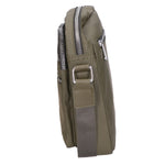 Borsa a tracolla uomo 100% pelle PU PCL3020-GREEN+BLACK Northampton Polo Club