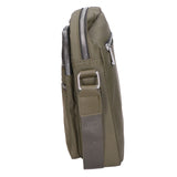 Borsa a tracolla uomo 100% pelle PU PCL3020-GREEN+BLACK Northampton Polo Club
