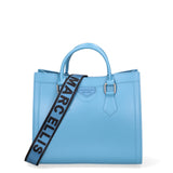 Borsa a mano da donna 100% Pvc FLAT-WOOD-M 24-SUGAR BLUE - BRUSH CDF Marc Ellis