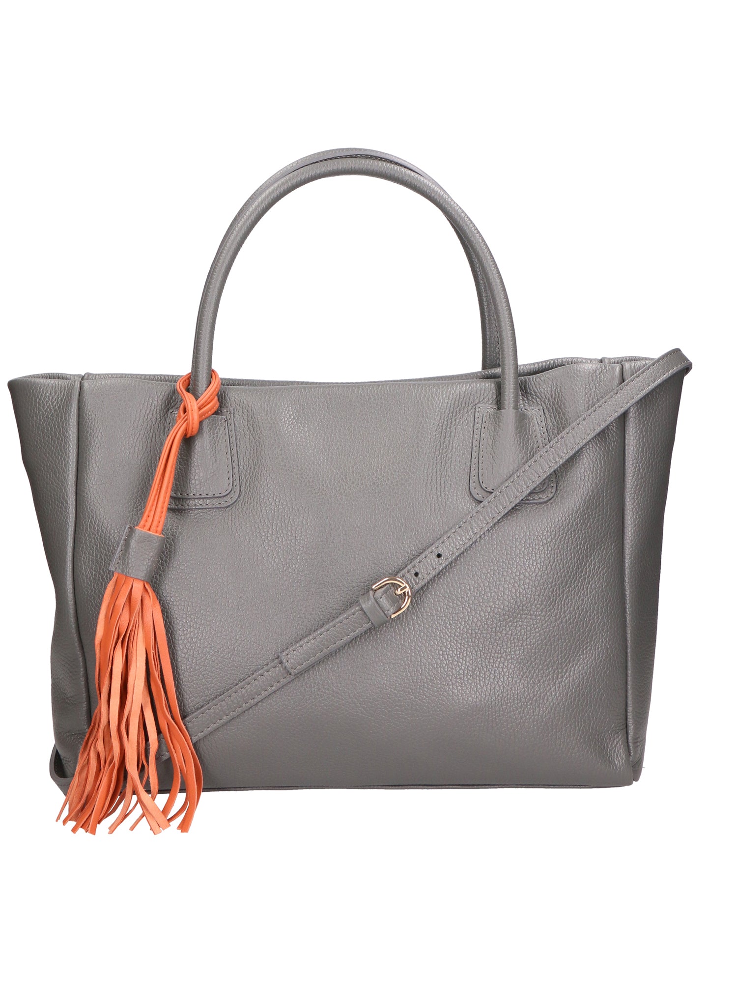 Rosalie Borsa a spalla da donna 100% pelle 06503-D27 GRIGIO SCURO Gave Lux