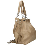 Ereba Borsa a mano da donna Made in Italy 100% pelle 3305-S05 TAUPE CHIARO Gave Lux