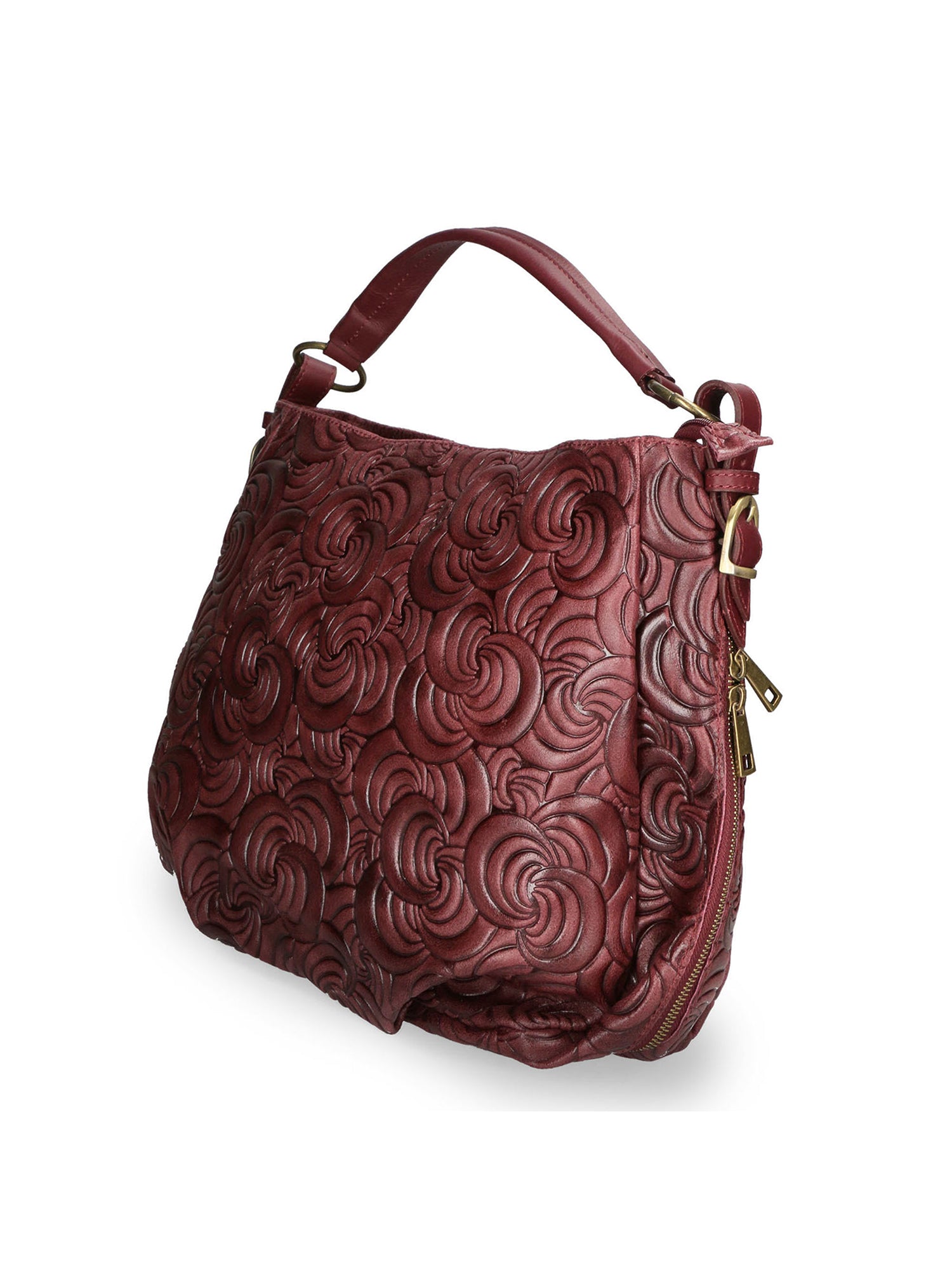 Lumelia Borsa a mano da donna Vera pelle 80013-037 BORDO Gave Lux