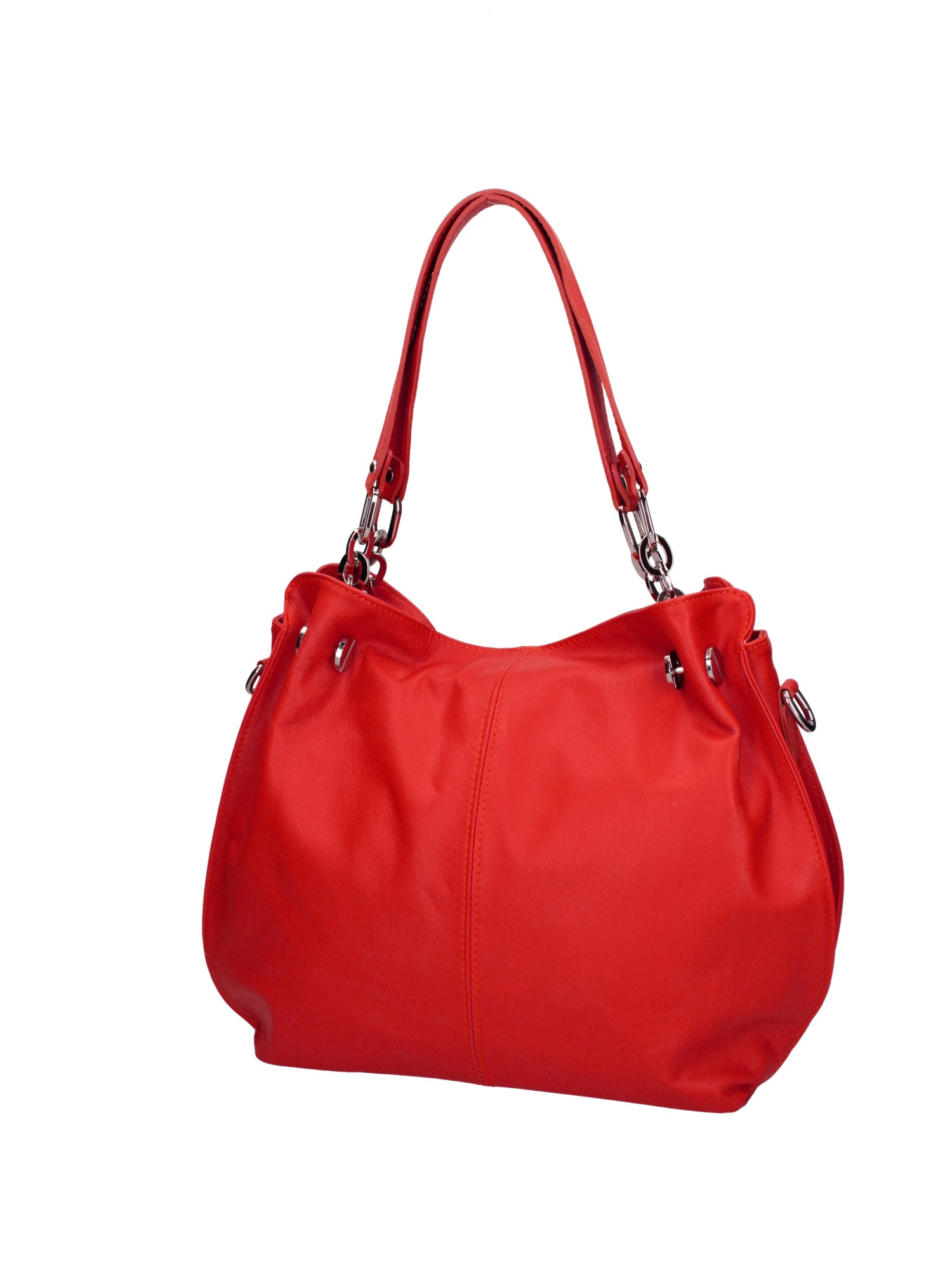 Ereba Borsa a mano da donna Made in Italy 100% pelle 3305-S58 ROSSO FUOCO Gave Lux