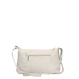 Embera Elite Borsa a tracolla donna Vera pelle scamosciata 8650-BIANCO Gave Lux