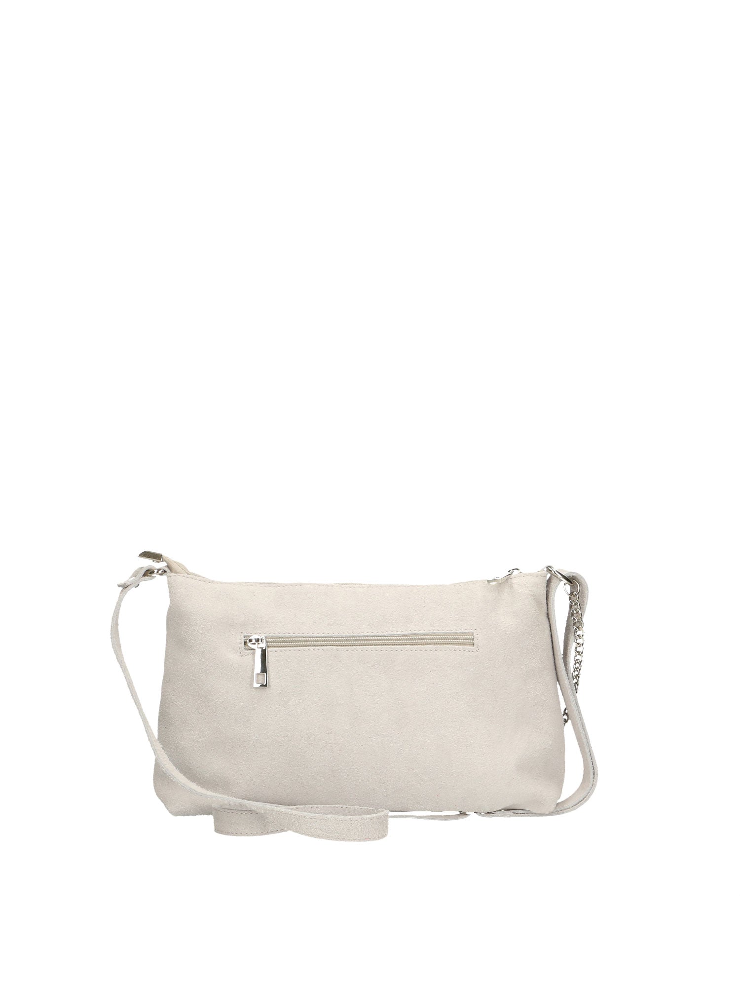 Embera Elite Borsa a tracolla donna Vera pelle scamosciata 8650-BIANCO Gave Lux