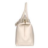 Aleria Borsa a mano da donna Vera pelle 8005-D37 LATTE Gave Lux