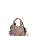 Erisia Borsa a spalla da donna Vera pelle 06091-009 TAUPE SCURO Gave Lux