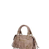 Erisia Borsa a spalla da donna Vera pelle 06091-009 TAUPE SCURO Gave Lux