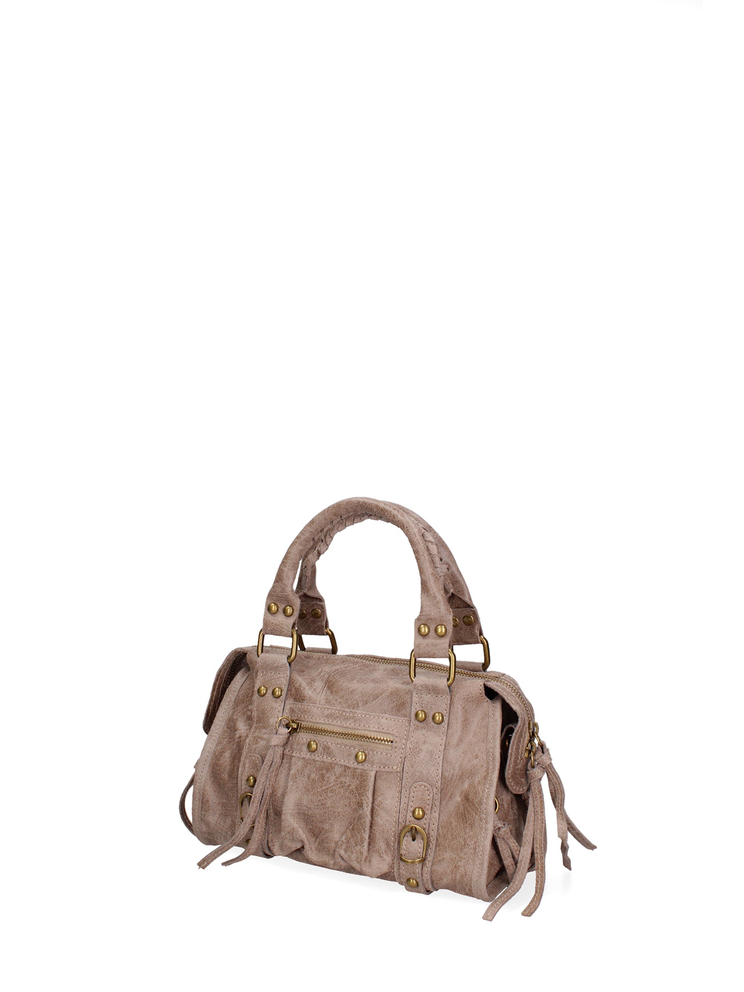 Erisia Borsa a spalla da donna Vera pelle 06091-009 TAUPE SCURO Gave Lux