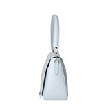 Sabina Borsa a spalla da donna Vera pelle 07139-D92 CELESTE Viola Castellani