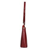 Carmine Borsa a spalla da donna Vera pelle 05442-LU10 ROSSO SCURO DARK RED Gave Lux