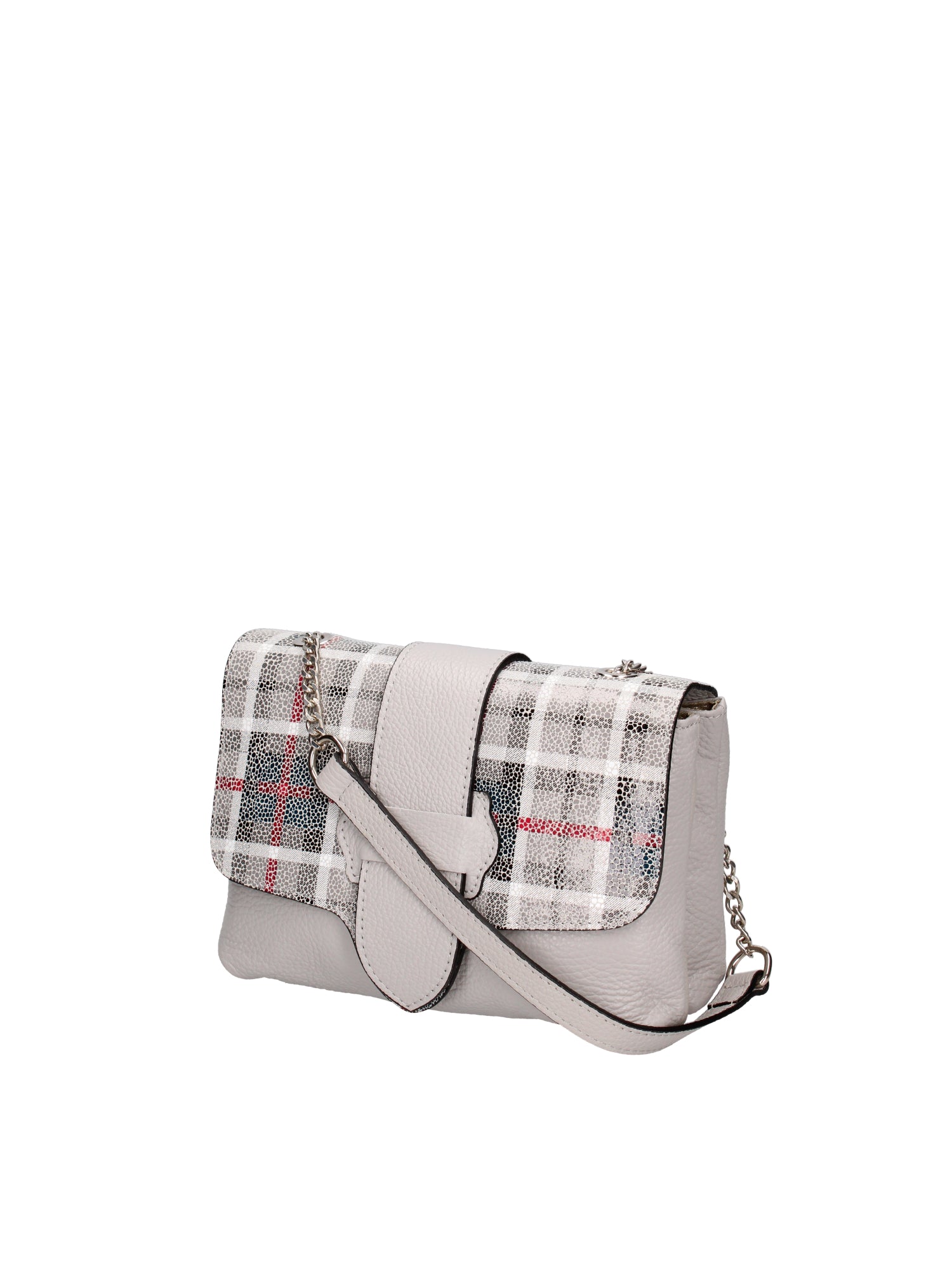 Caelia Borsa a tracolla da donna Vera pelle 194942-GRIGIO+NERO Gave Lux