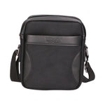 Borsa a tracolla uomo Pelle vegana e nylon PCL3062-BLACK Northampton Polo Club