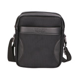Borsa a tracolla uomo Pelle vegana e nylon PCL3062-BLACK Northampton Polo Club