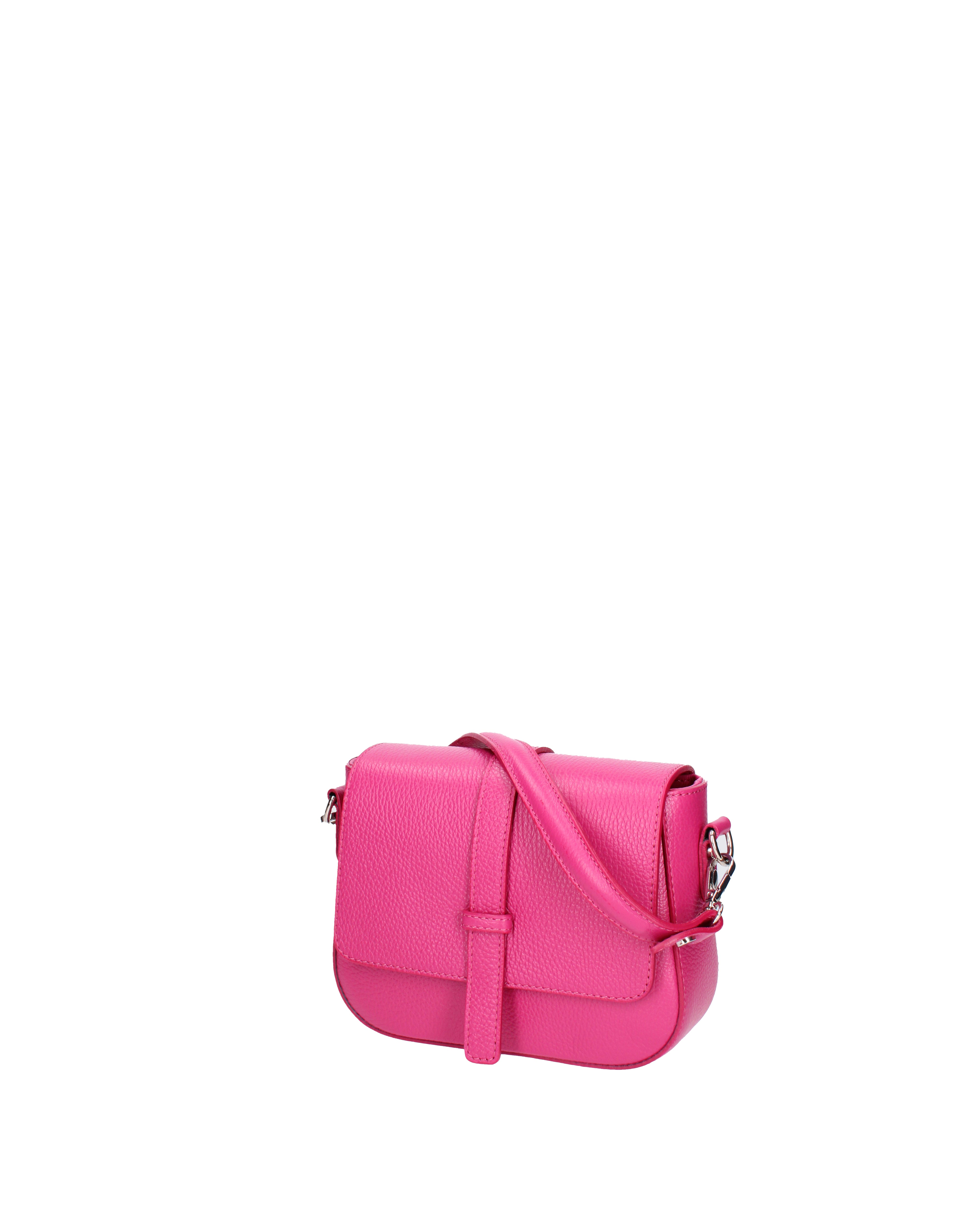 Borsa a tracolla da donna Vera pelle 07203-D02 FUXIA Roberta Rossi