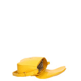 Borsa a spalla da donna Vera pelle 07152-D04 GIALLO Viola Castellani