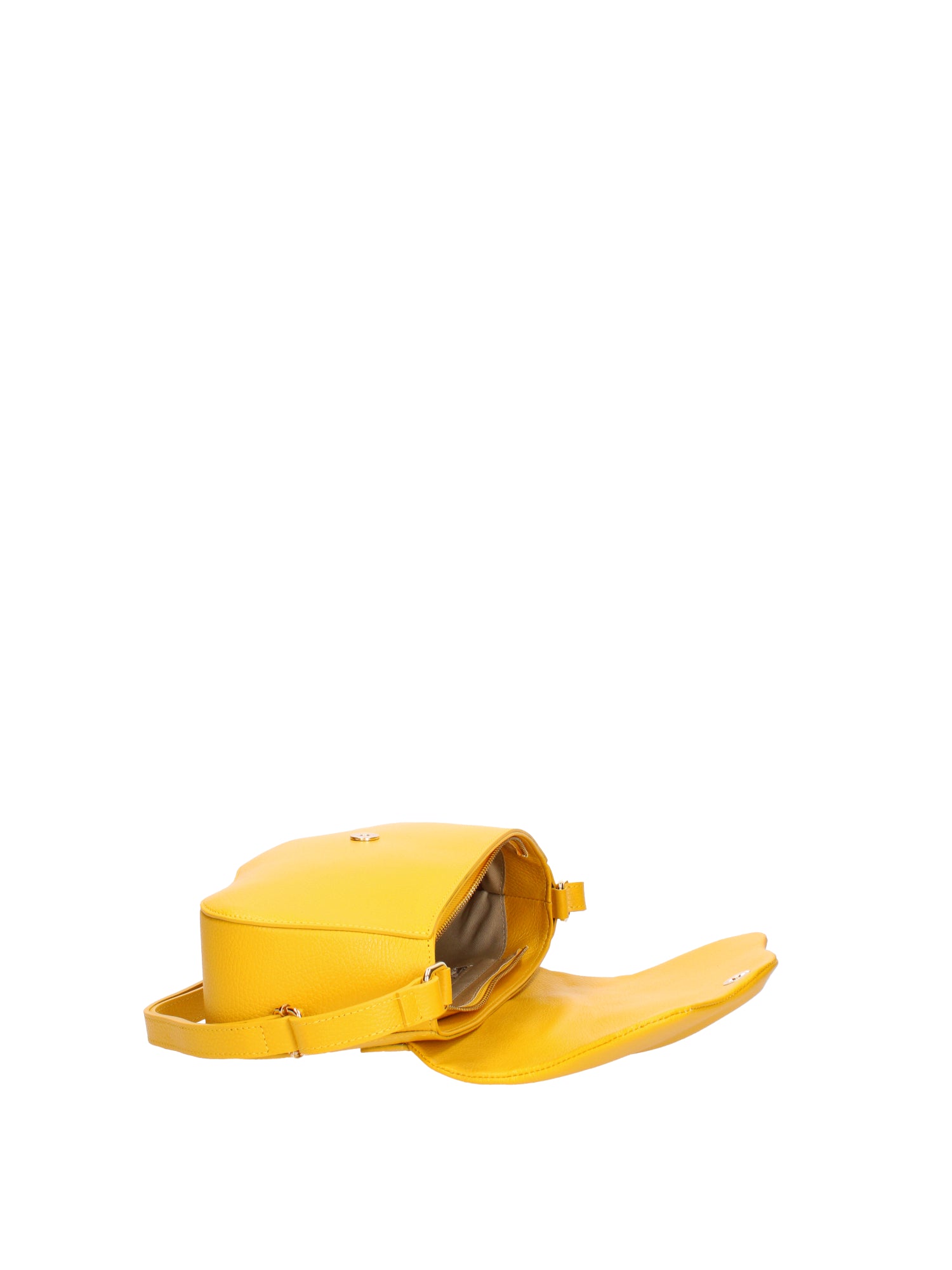Borsa a spalla da donna Vera pelle 07152-D04 GIALLO Viola Castellani