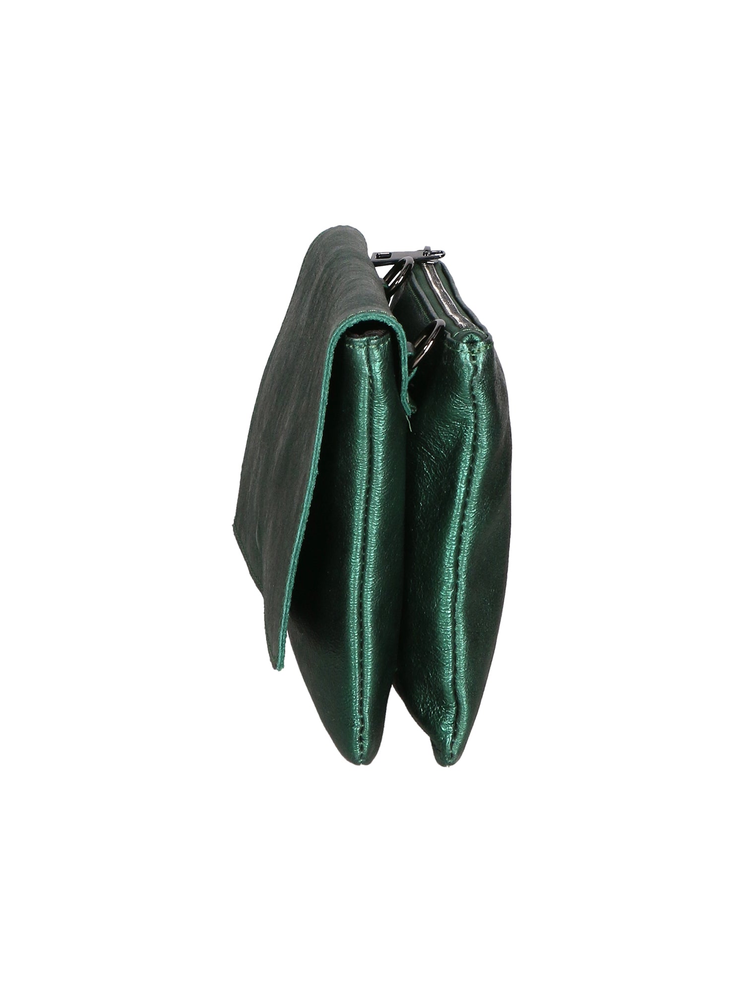 Angelica Pochette da donna Vera pelle 05413-L016 VERDE SCURO Gave Lux