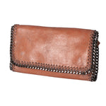 Livorno Borsa a Spalla Donna Vera Pelle 1144-CUOIO Gave Lux