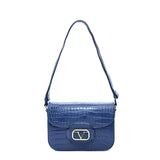 HERA Borsa a tracolla da donna Ecopelle VC-209-BLU NAVY 19V69 Italia