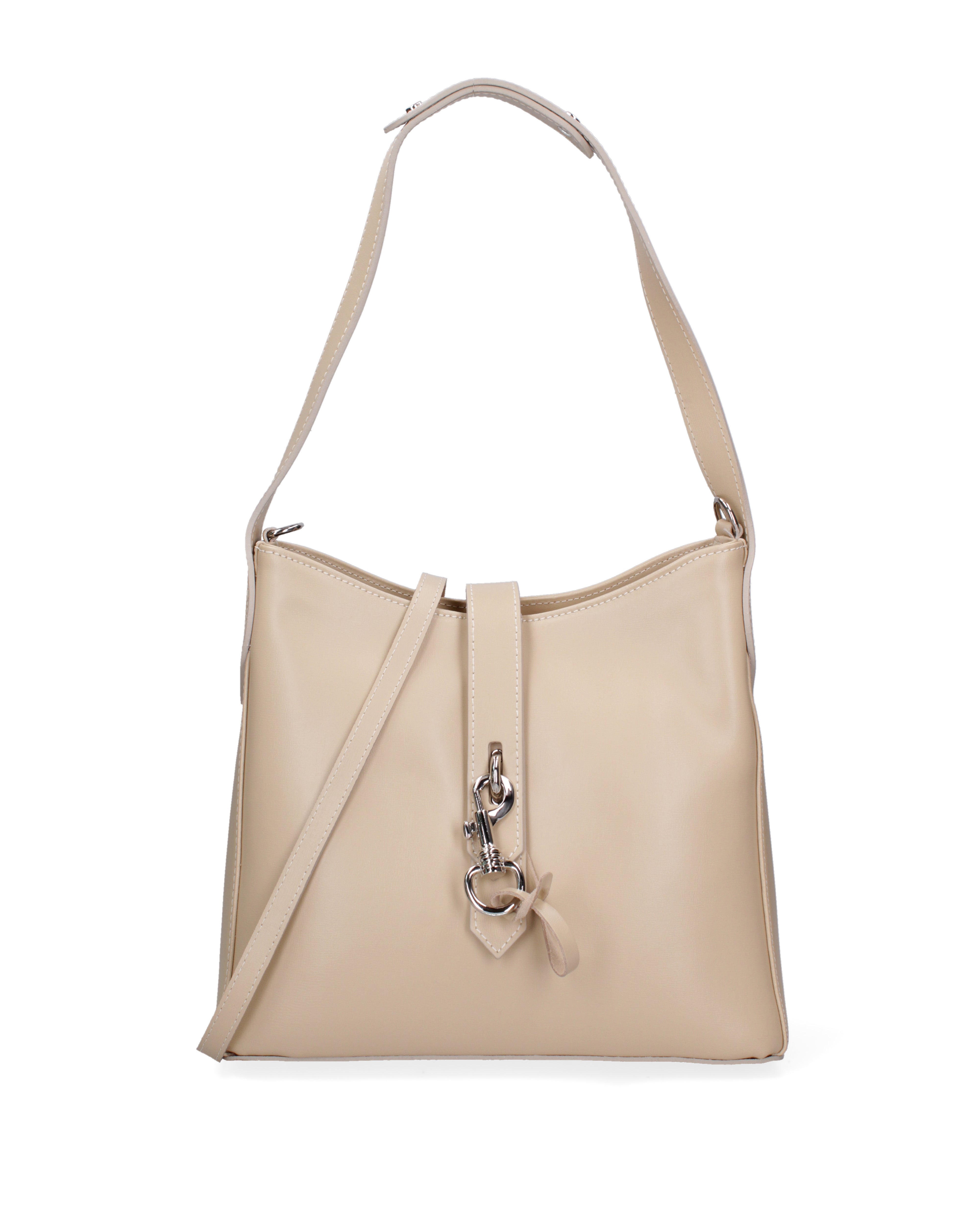 Lysane Borsa a spalla da donna Vera pelle 5917-B37 LATTE Gave Lux