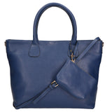 Sylvie Borsa a mano da donna 100% pelle 06520-D24 BLU JEANS Gave Lux